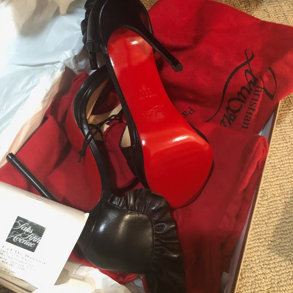 Colankle 120 Nappa Shiny Christian Louboutin Heels